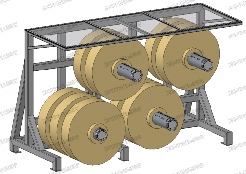 极卷缓存架，卷料缓存架